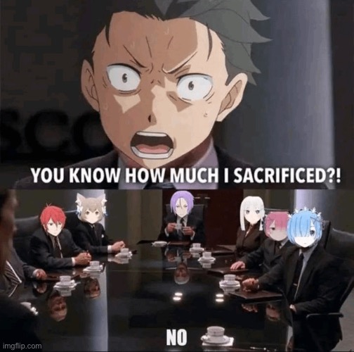 image tagged in rezero,subaru | made w/ Imgflip meme maker