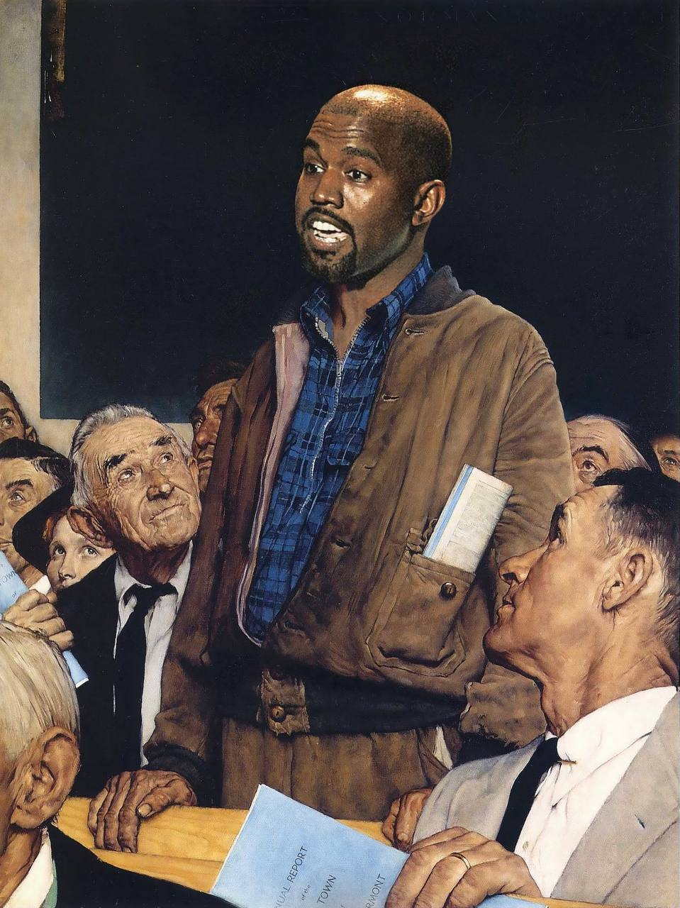 Kanye West Blank Meme Template