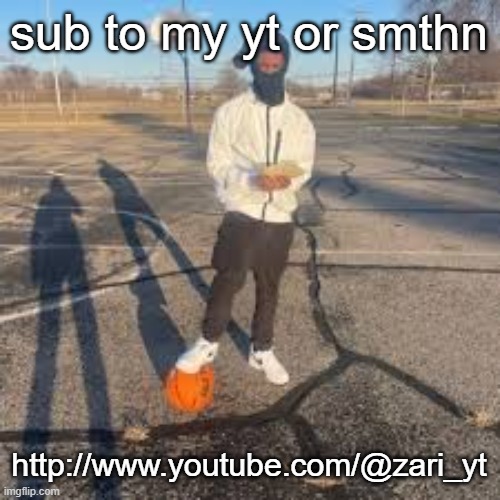 channel updates will come in the form of community posts | sub to my yt or smthn; http://www.youtube.com/@zari_yt | image tagged in yuno miles | made w/ Imgflip meme maker