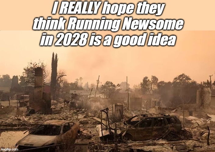 Or Kammie Either one | I REALLY hope they think Running Newsome in 2028 is a good idea | image tagged in newsome for president 2028 meme | made w/ Imgflip meme maker