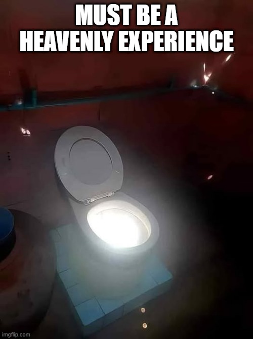 Let the Light Shine | MUST BE A HEAVENLY EXPERIENCE | image tagged in cursed image | made w/ Imgflip meme maker