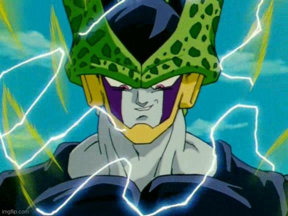 Dragon Ball Z Perfect Cell | image tagged in dragon ball z perfect cell | made w/ Imgflip meme maker