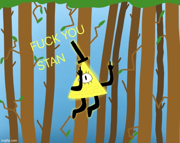 Wow bill cipher drawing same day as the work i put off for a few weeks | made w/ Imgflip meme maker