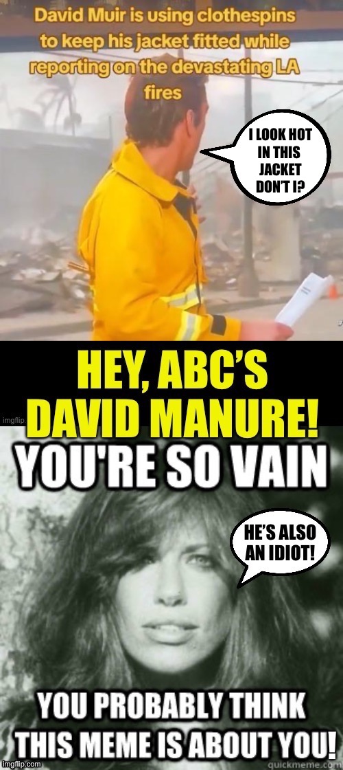 I LOOK HOT
IN THIS 
JACKET
DON’T I? | made w/ Imgflip meme maker