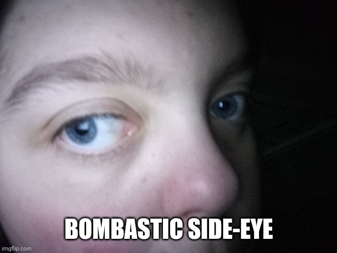 BOMBASTIC SIDE-EYE | made w/ Imgflip meme maker