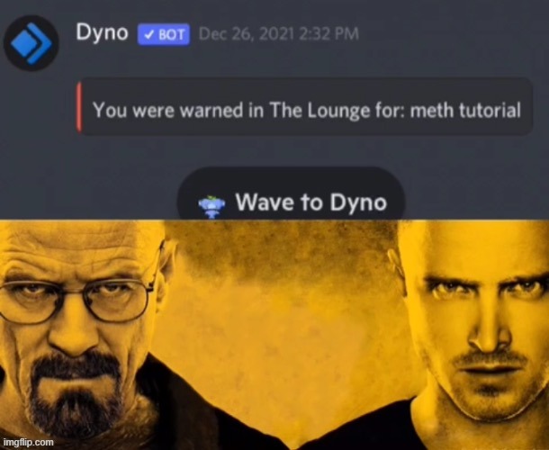 this happened in some big discord server cause i copypasted meth instructions | made w/ Imgflip meme maker