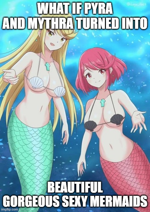 pyra and mythra Blank Meme Template