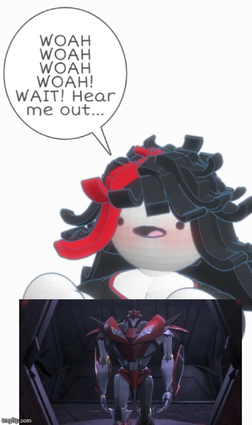 I haven't slept in two days and I'm thinking funny | image tagged in claire hear me out | made w/ Imgflip meme maker