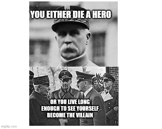 Petan's villian arc | YOU EITHER DIE A HERO; OR YOU LIVE LONG ENOUGH TO SEE YOURSELF BECOME THE VILLAIN | image tagged in make your own meme | made w/ Imgflip meme maker