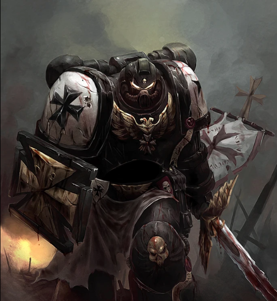 High Quality black templar Blank Meme Template