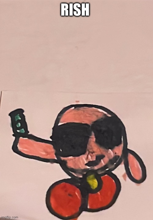 Rich Kirby | RISH | image tagged in rich kirby | made w/ Imgflip meme maker