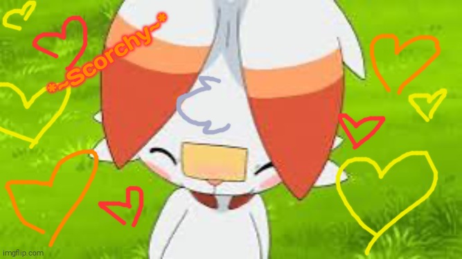 Scorchy The Scorbunny! | *~Scorchy~* | image tagged in scorbunny,pokemon,big chungus | made w/ Imgflip meme maker