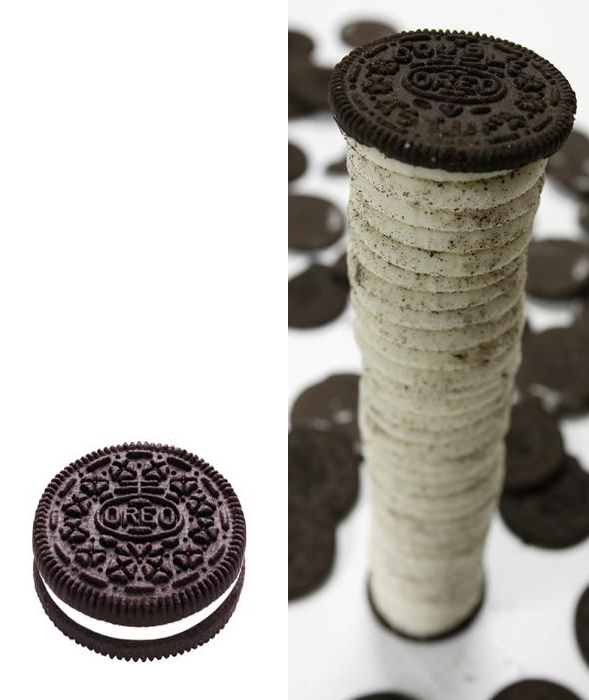 Regular Oreo vs Ridiculously Stuffed Oreo Blank Meme Template