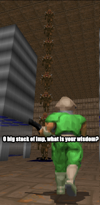 O big stack of imp, what is your wisdom? Blank Meme Template