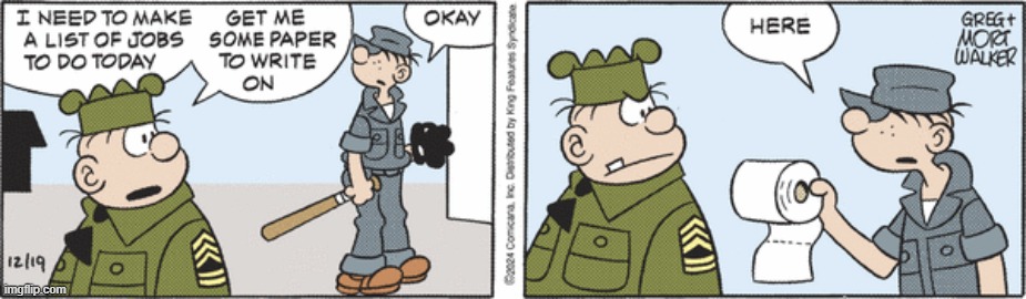 Beetle Bailey | image tagged in comics | made w/ Imgflip meme maker