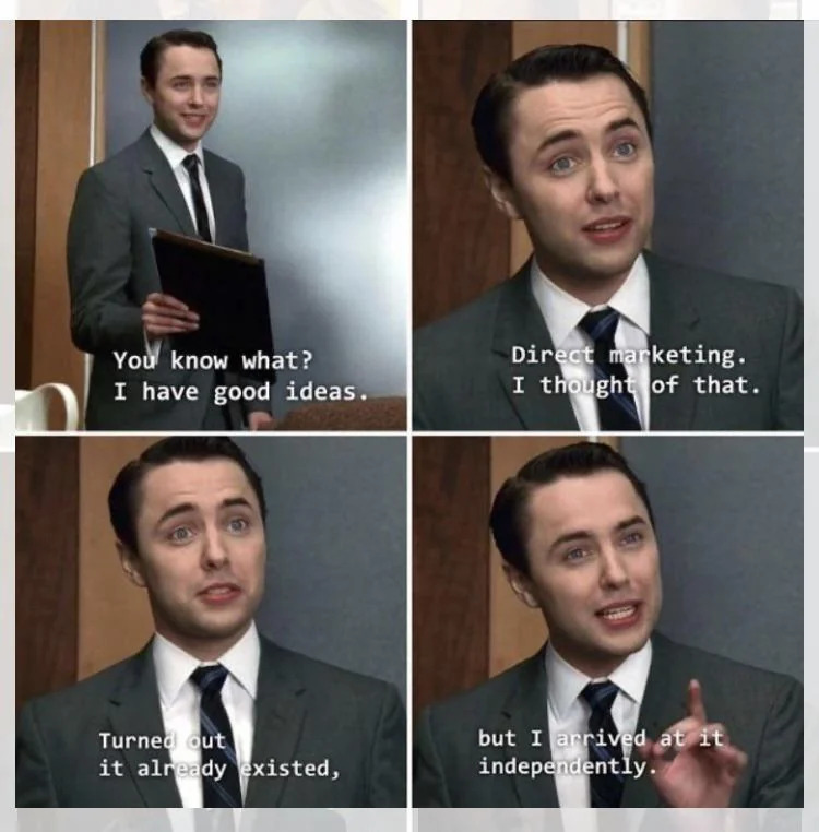 Pete Campbell Mad Men Blank Meme Template