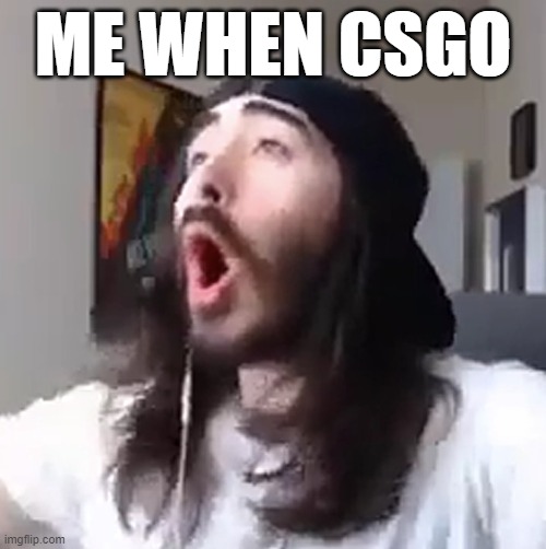 am exited | ME WHEN CSGO | image tagged in wooooo yeah baby,online gaming | made w/ Imgflip meme maker