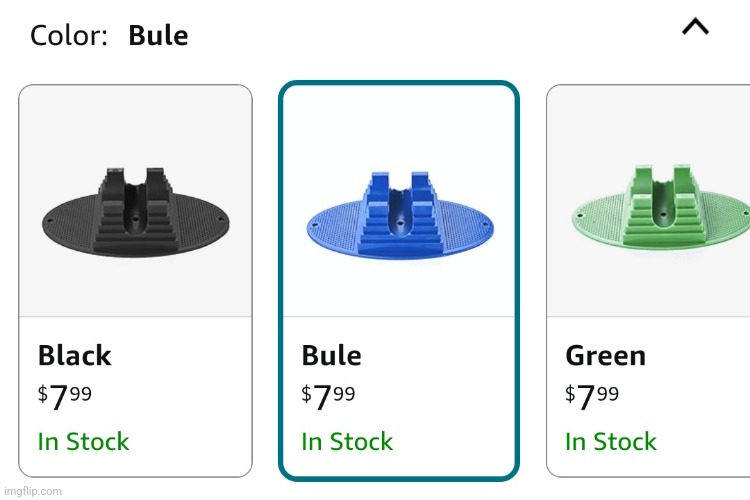 Bule is my favorite color! | image tagged in blue,amazon,fun | made w/ Imgflip meme maker