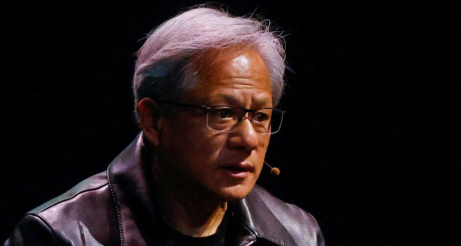 High Quality Jensen Huang Blank Meme Template