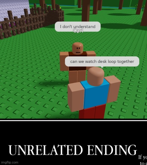 Npc game | image tagged in carl,roblox | made w/ Imgflip meme maker