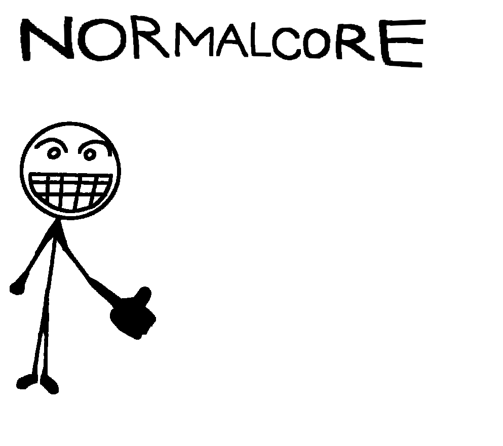 High Quality Normalcore announcement temp Blank Meme Template