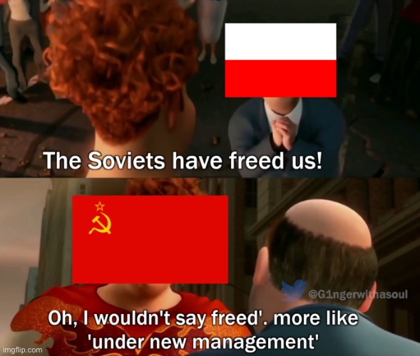 USSR is the definition of making things worse after saving | image tagged in poland,history,repost,twitter | made w/ Imgflip meme maker