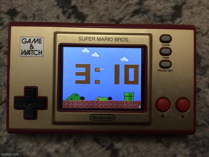 Mario game and watch | made w/ Imgflip meme maker