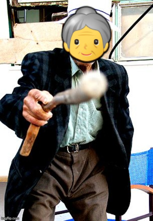 Old Man With Cane | ? | image tagged in old man with cane | made w/ Imgflip meme maker