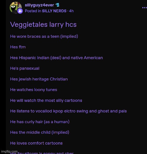 me getting hit with the fact that tumblr fucking sucks like wdym larry the cocumber is ftm??? | made w/ Imgflip meme maker