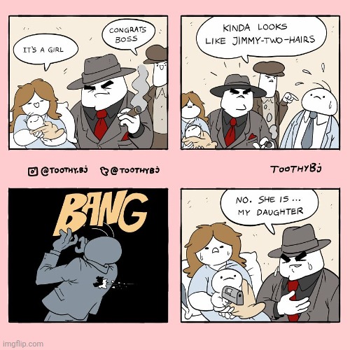 My daughter | image tagged in boss,baby,daughter,girl,comics,comics/cartoons | made w/ Imgflip meme maker