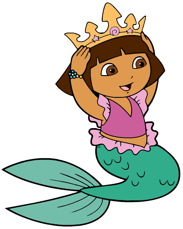 dora mermaid Blank Meme Template