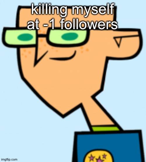 harold | killing myself at -1 followers | image tagged in harold | made w/ Imgflip meme maker