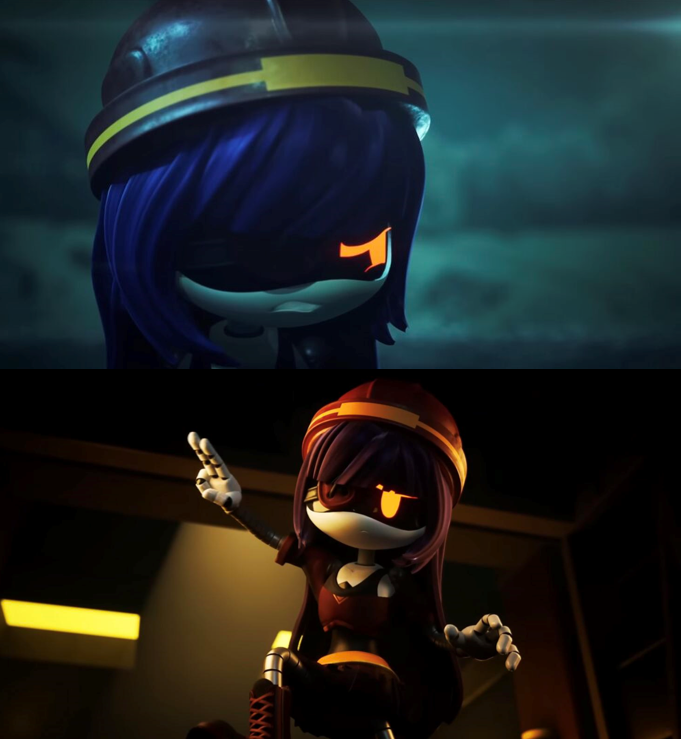 Doll Murder Drones Blank Meme Template