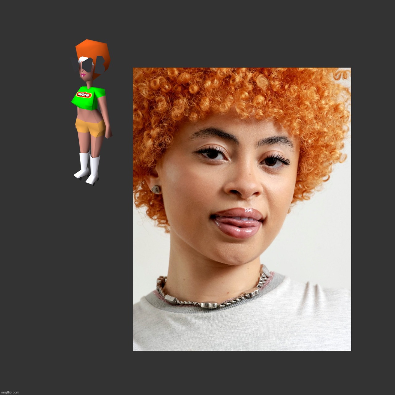 The ice | image tagged in is spicy | made w/ Imgflip meme maker
