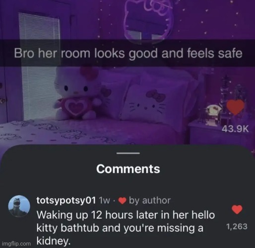 Kurumi's  room is just like this for some reason | made w/ Imgflip meme maker