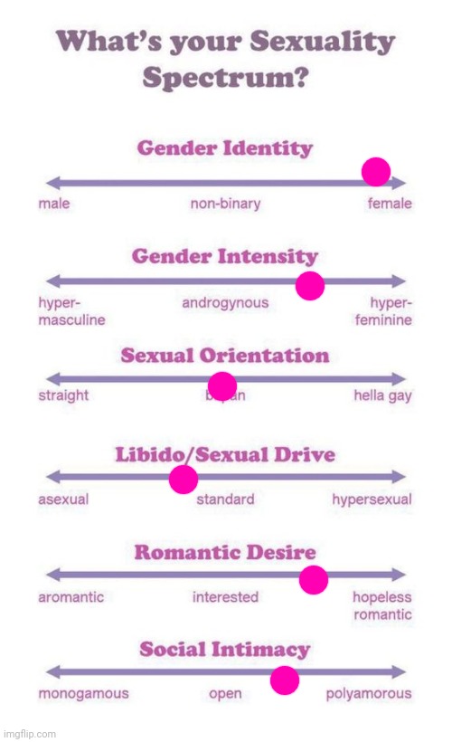 What's your sexuality spectrum? | image tagged in what's your sexuality spectrum | made w/ Imgflip meme maker