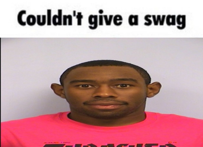 I think I've won this trend | image tagged in couldn't give a swag | made w/ Imgflip meme maker