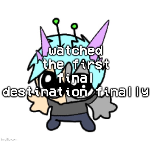 "it was just a dream bro" [planeexplosion.mp4] | watched the first final destination finally | image tagged in adrenaline shot but hes a silly goober | made w/ Imgflip meme maker