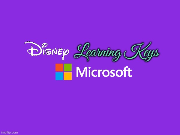 Disney Learning Keys (TBA) | Learning Keys | image tagged in disney,microsoft,computer,keyboard,usb,windows | made w/ Imgflip meme maker