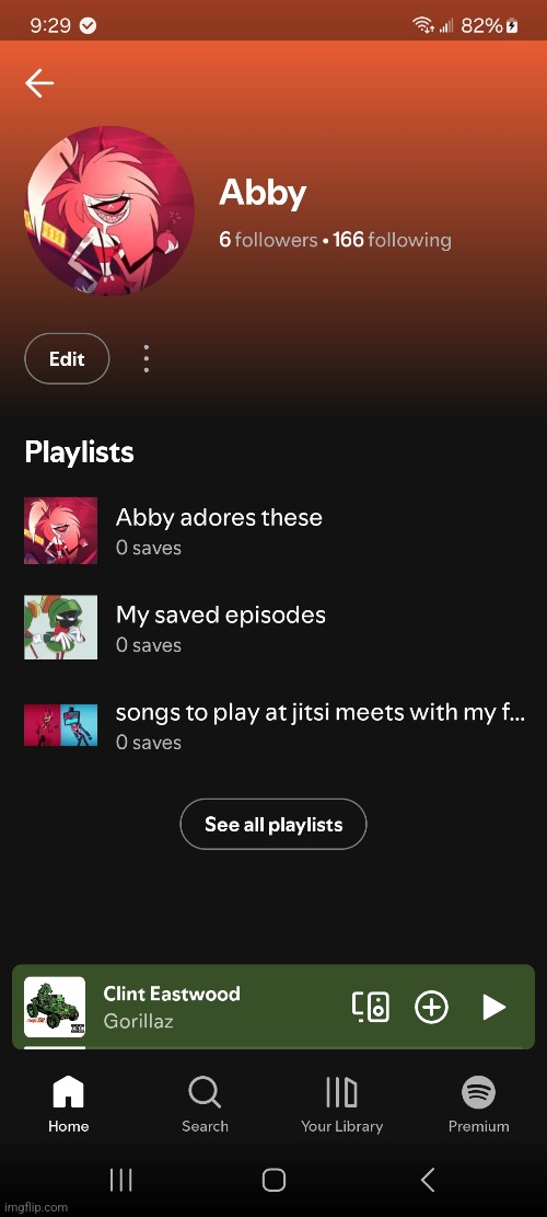 I couldn't think of anything to do when I get ten followers, so.... Spotify profile reveal ig (yes, my name is actually abby) | image tagged in reveal,spotify | made w/ Imgflip meme maker