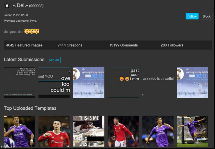 del/pyro is a ronaldo glazer? | made w/ Imgflip meme maker