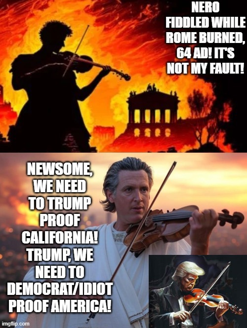 Who is correct? Idiot/Democrat Proof, Trump? Trump Proof, Newsome? | NEWSOME, WE NEED TO TRUMP PROOF CALIFORNIA! TRUMP, WE NEED TO DEMOCRAT/IDIOT PROOF AMERICA! | image tagged in sam elliott special kind of stupid | made w/ Imgflip meme maker