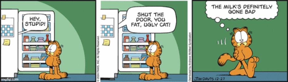 Garfield | image tagged in comics | made w/ Imgflip meme maker