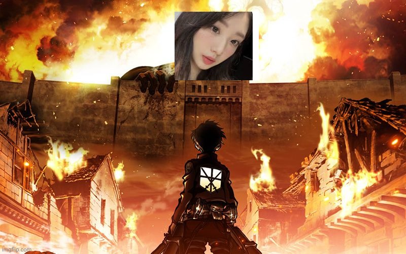 Shingeki no Yeojin | image tagged in attack on titan | made w/ Imgflip meme maker