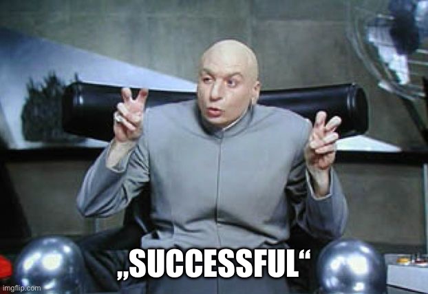Air Quotes--blank.png | „SUCCESSFUL“ | image tagged in air quotes--blank png | made w/ Imgflip meme maker