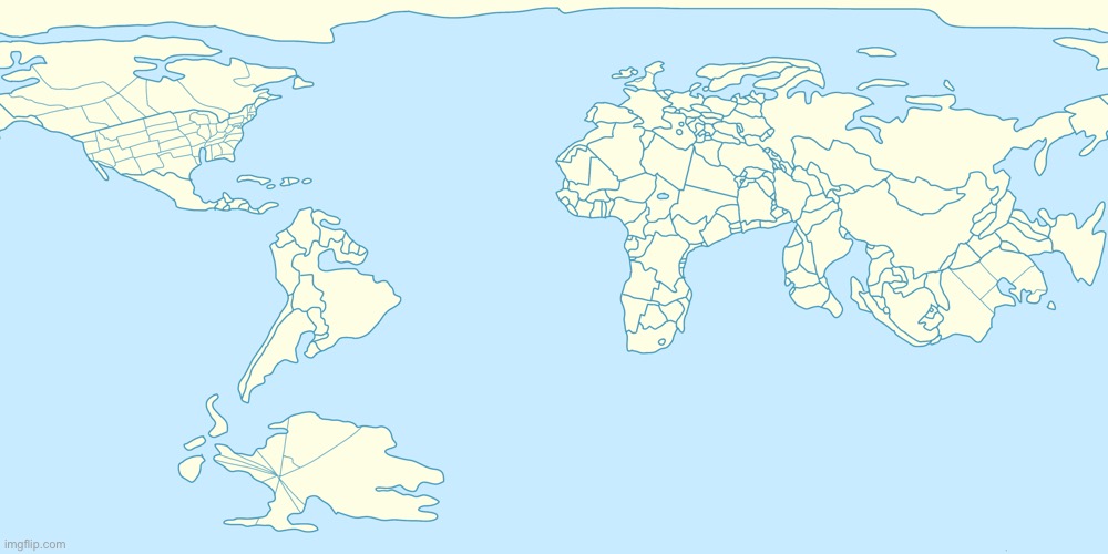 image tagged in map of earth 144 million years into the future updated again | made w/ Imgflip meme maker