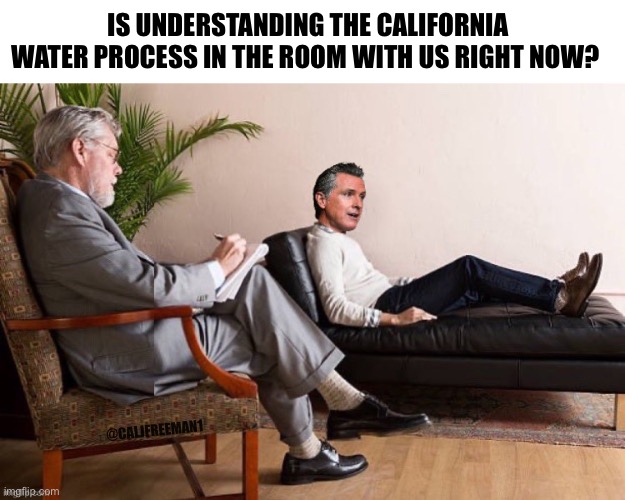 IS UNDERSTANDING THE CALIFORNIA WATER PROCESS IN THE ROOM WITH US RIGHT NOW? @CALJFREEMAN1 | image tagged in california fires,california,maga,president trump,democrats,stupid liberals | made w/ Imgflip meme maker