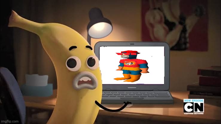 Banana Joe watching | image tagged in banana joe watching | made w/ Imgflip meme maker