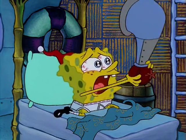 Spongebob Alarm Clock Blank Meme Template