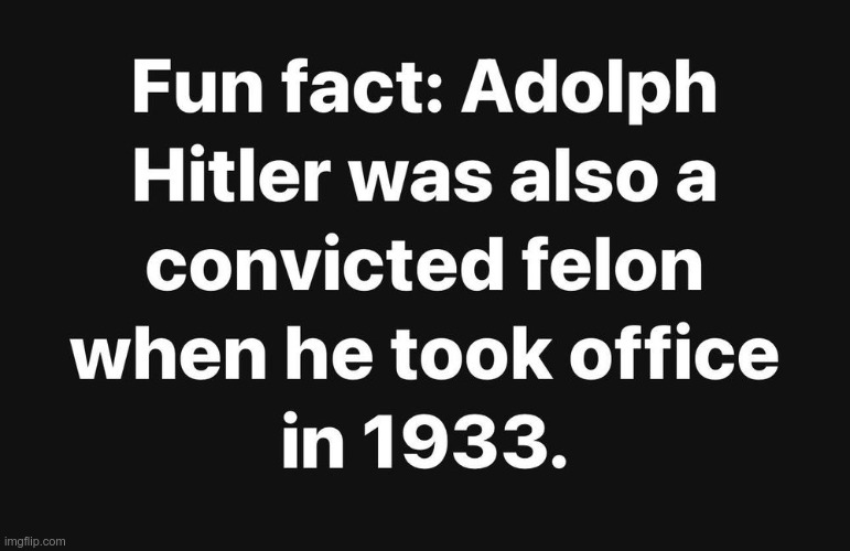 Fun Fact | image tagged in trump,hitler,gop,maga,fools,nazis | made w/ Imgflip meme maker